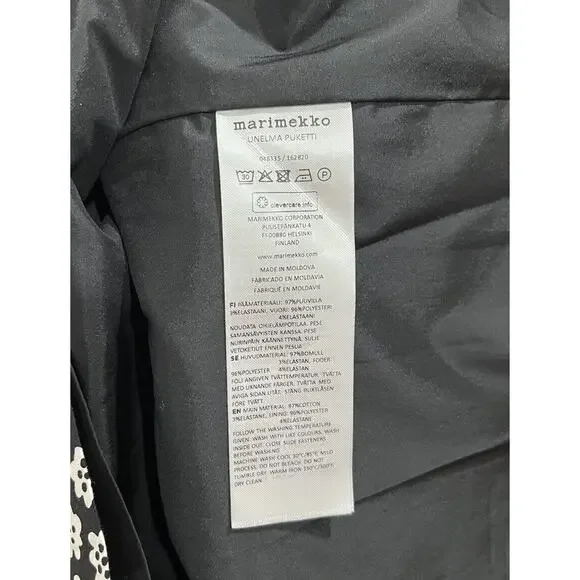 Marimekko Unelma Puketti Tunic Dress Bold Artistic Minimalist Modernist Size 34 - Picture 11 of 11